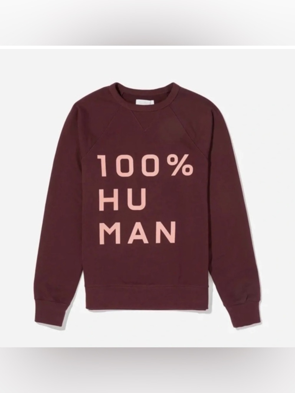 Everlane The 100% Human Typography
Sweatshirt size L